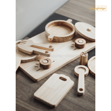 Bộ đồ chơi nhà bếp nấu ăn cho bé bằng gỗ