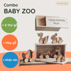 Bộ thú BABY ZOO, kèm hộp gỗ đồ chơi Chàng Trai Gỗ
