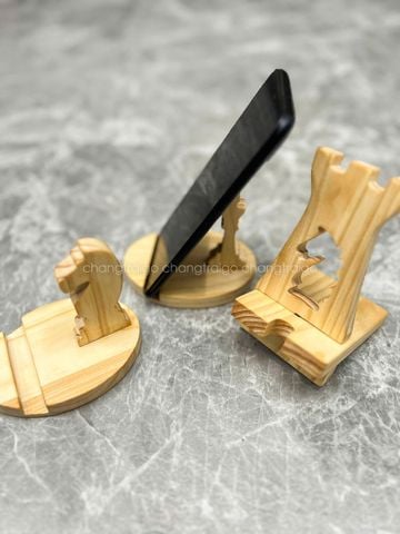Giá đỡ điện thoại bằng gỗ - Gia công & Sản Xuất theo yêu cầu