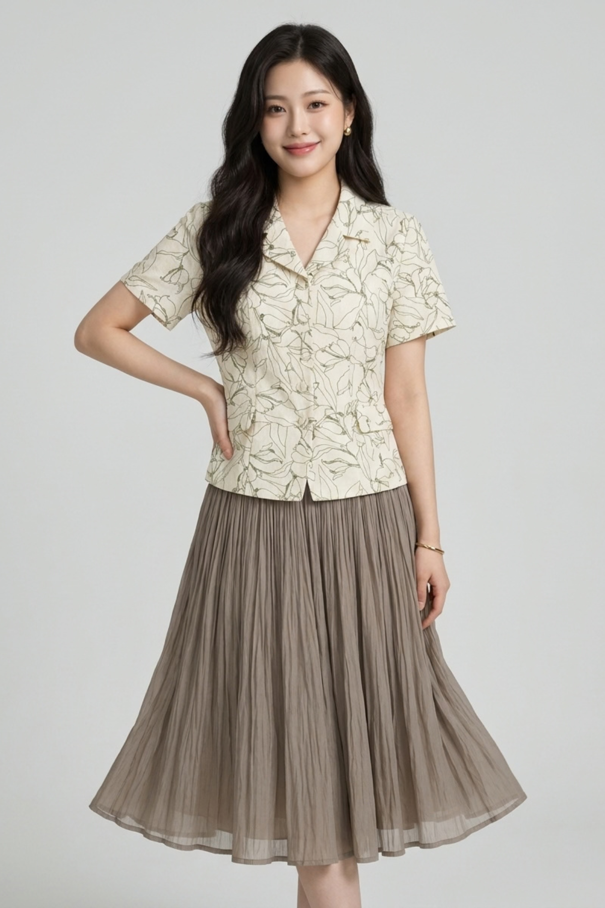  CHÂN VÁY XẾP LY 949 