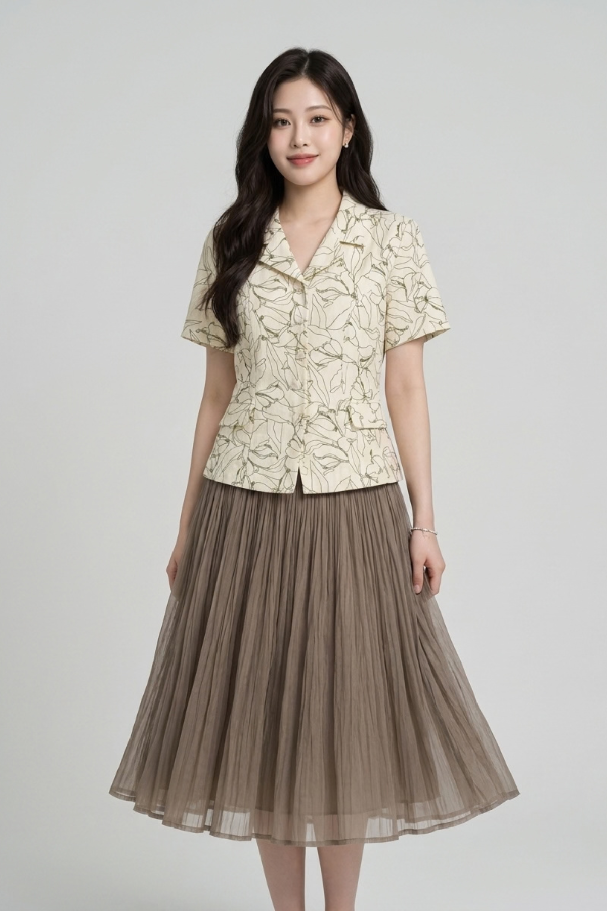  CHÂN VÁY XẾP LY 949 