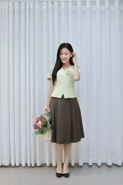  CHÂN VÁY XẾP LY 933 