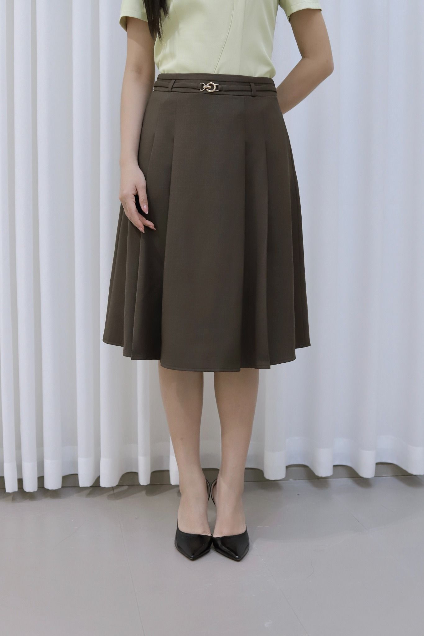  CHÂN VÁY XẾP LY 933 