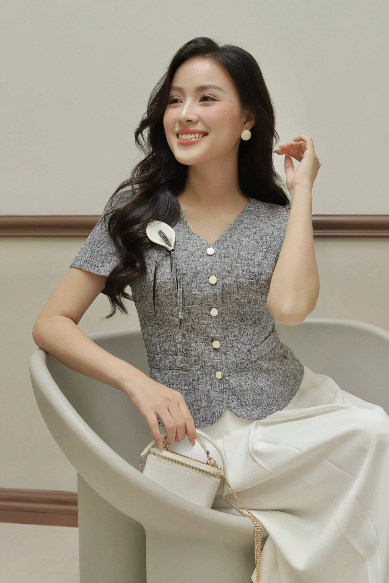  ÁO PEPLUM 6255 