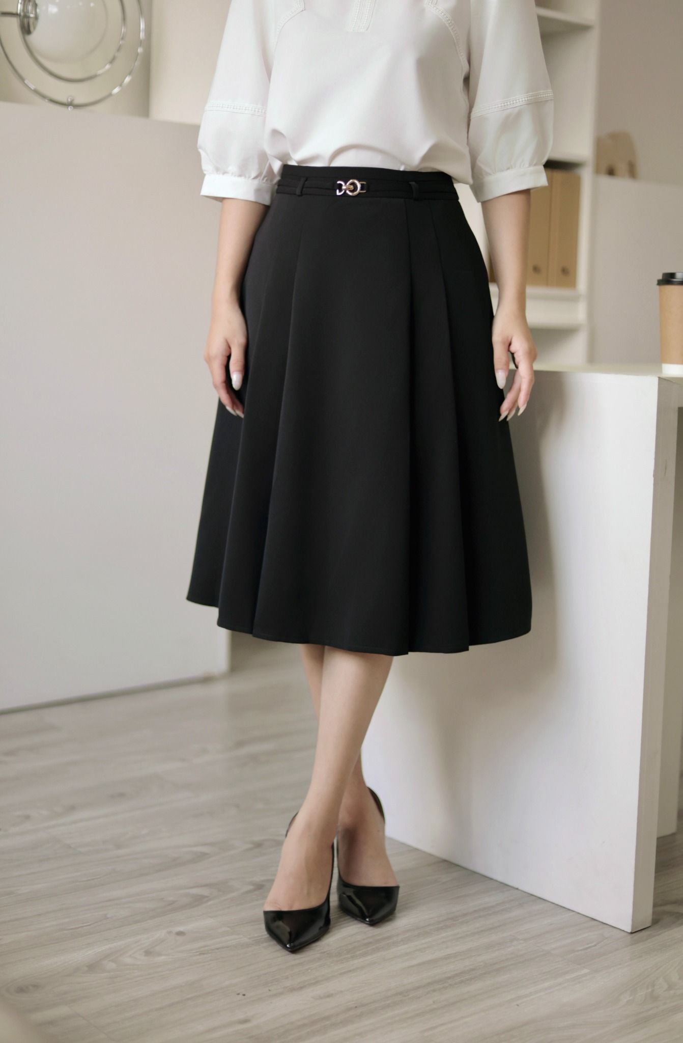  CHÂN VÁY XẾP LY 933 