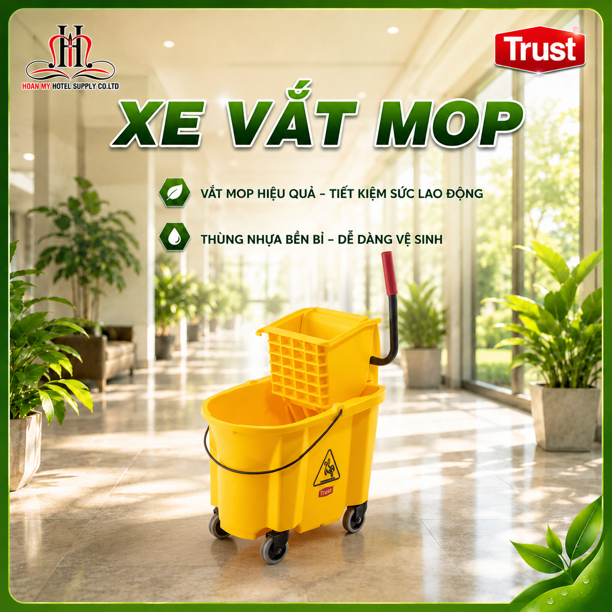  Xe vắt mop 