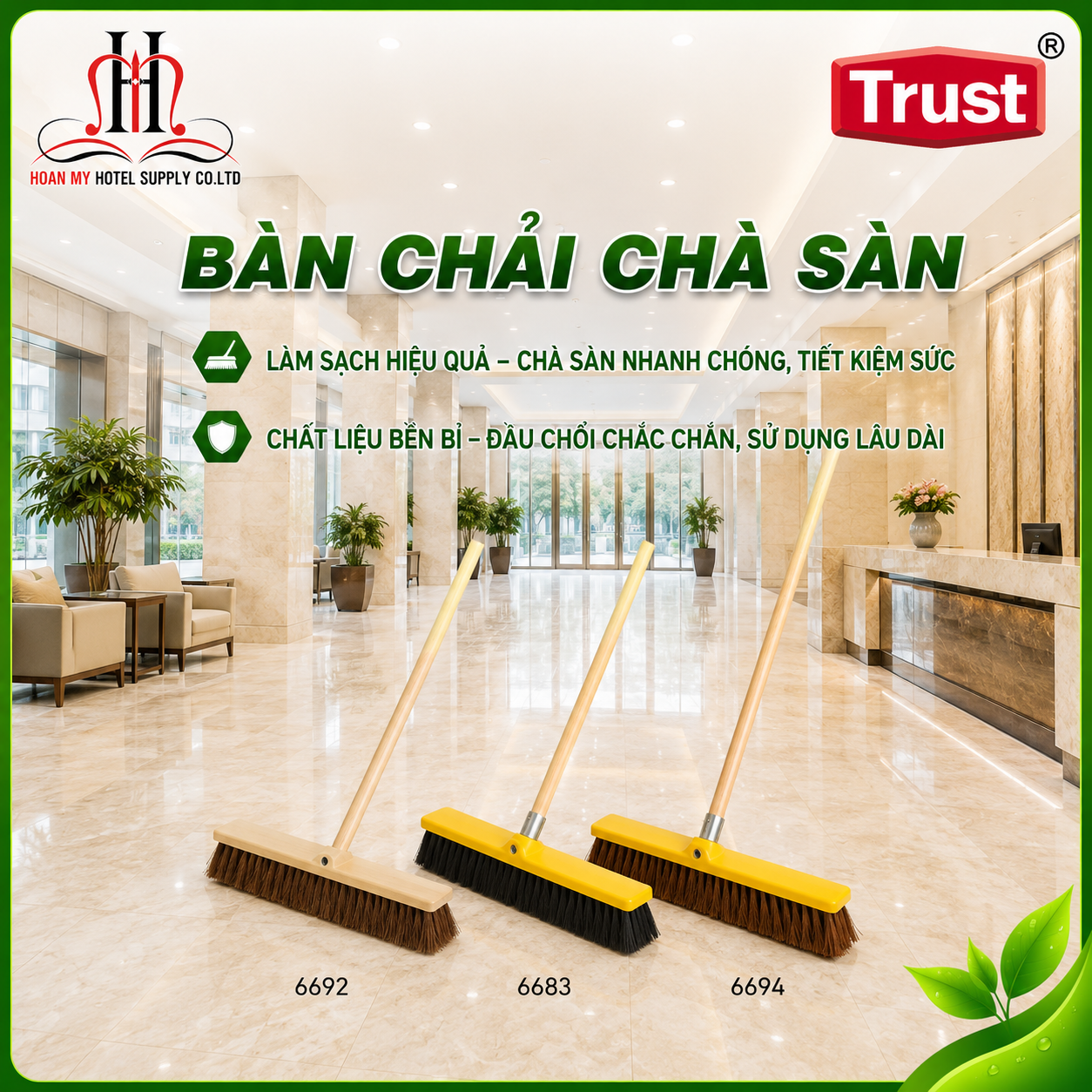  Bàn chải chà sàn 