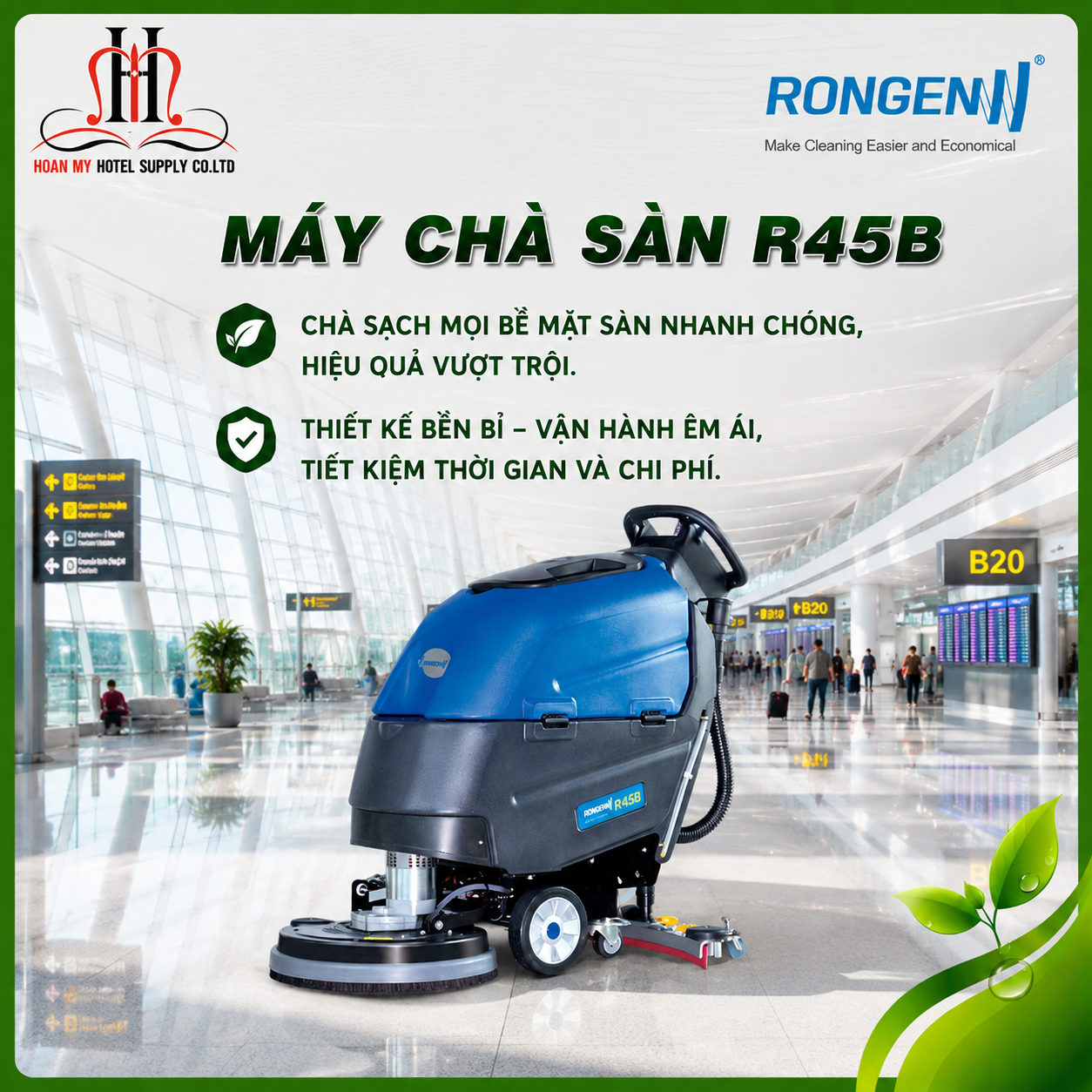  Máy chà sàn liên hợp R45B 