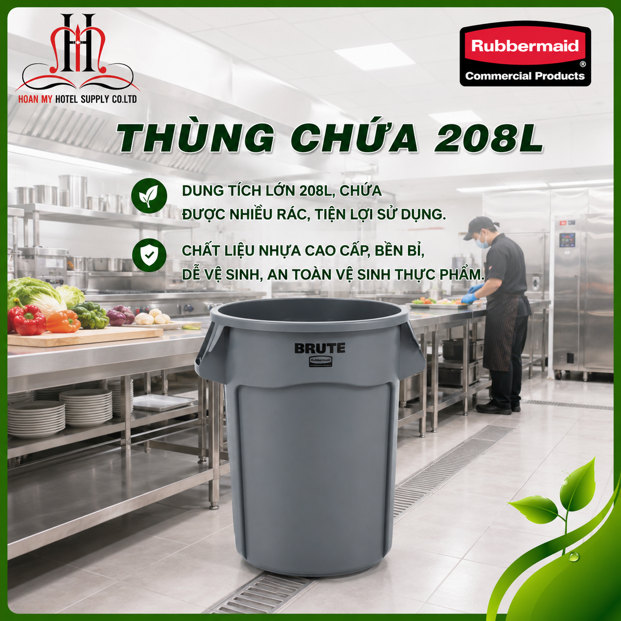  Thùng chứa tròn 208L 
