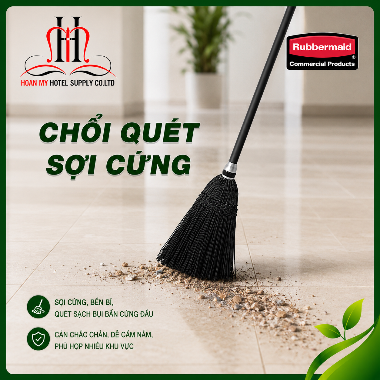  Chổi quét sợi cứng 