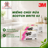  Miếng cọ rửa tác động kép #63 3M 