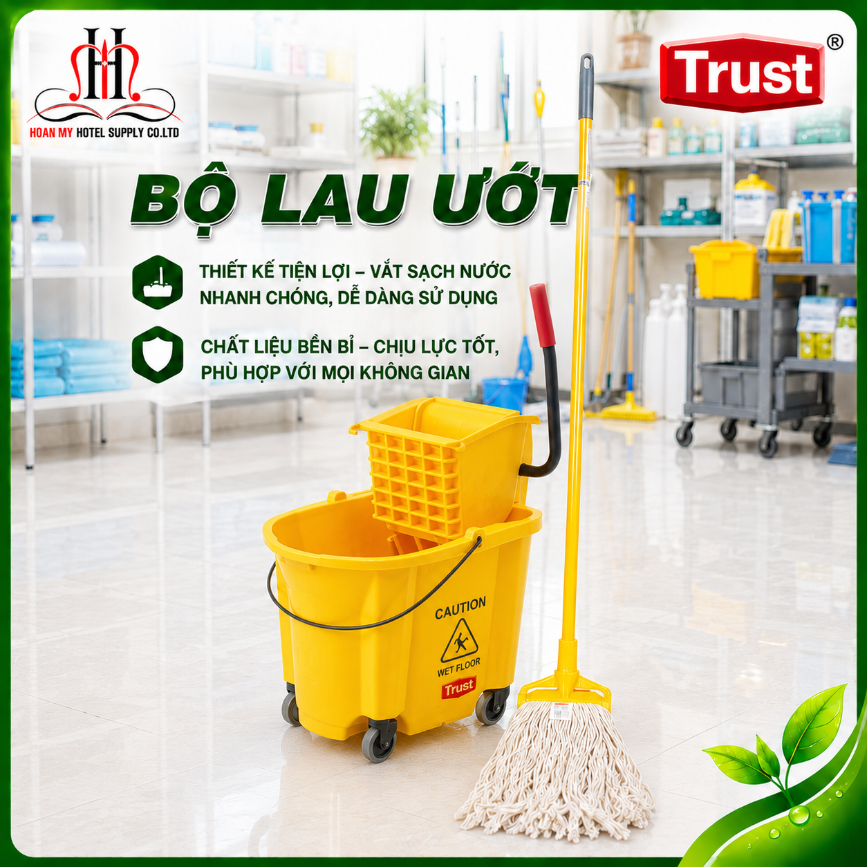  Bộ lau ướt 