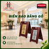  Biển báo bằng gỗ 