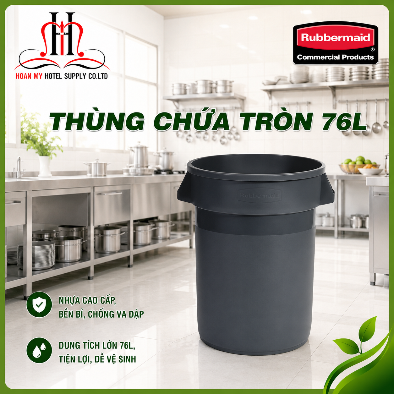  Thùng chứa trong 76L 