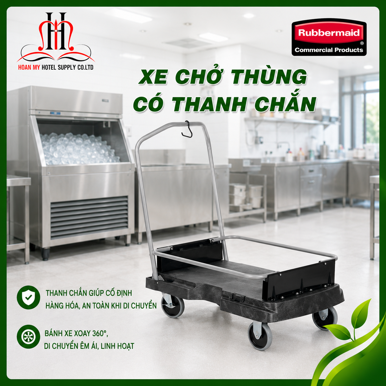  Xe chở thùng có thanh chắn 