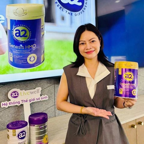 Hộp sữa a2 Genesis HMOs và Đạm A2 chính hãng tại Thế Giới Sơ Sinh