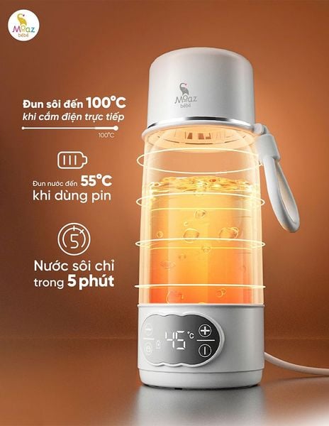 Bình đun nước cầm tay Moaz BéBé MB058 Universe