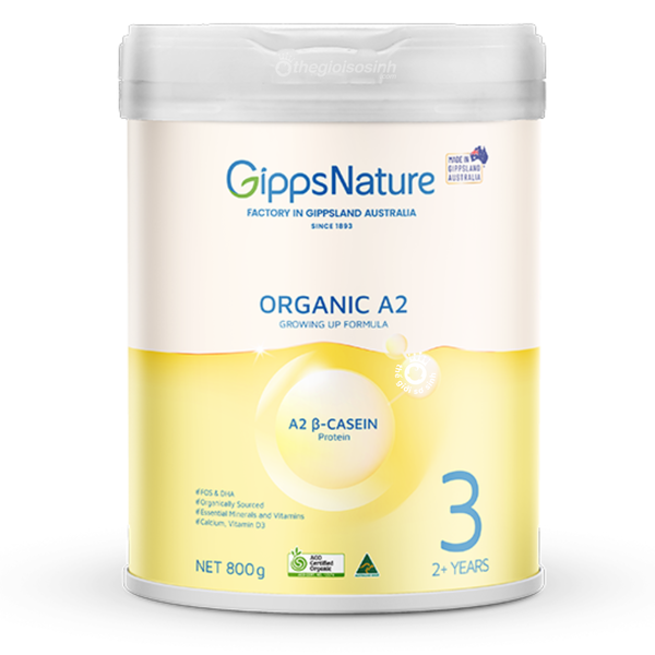 Sữa công thức Gipps Nature Organic A2 800g
