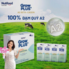 Sữa Bột Pha Sẵn Nutifood GrowPLUS A2 Beta-Casein 110ml (Lốc 4) - Tiện Lợi Đạm A2