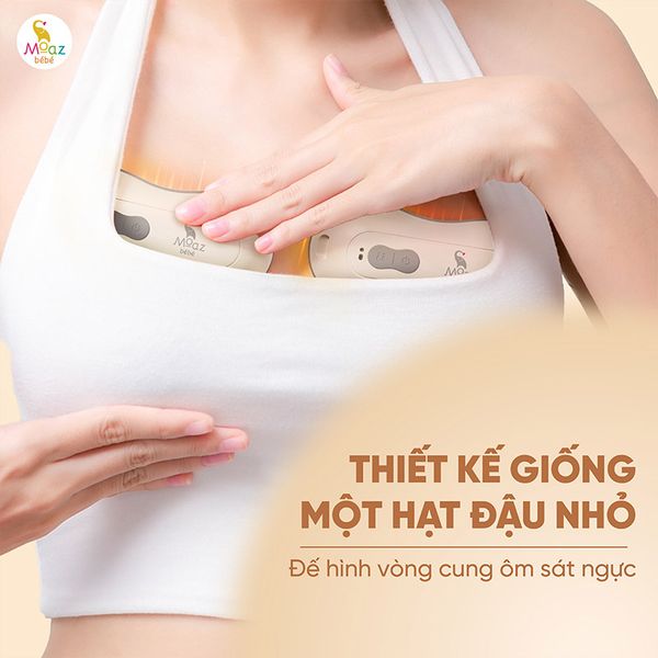 Máy Massage và Chườm Ấm Ngực Moaz BéBé MB109