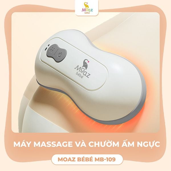 Máy Massage và Chườm Ấm Ngực Moaz BéBé MB109