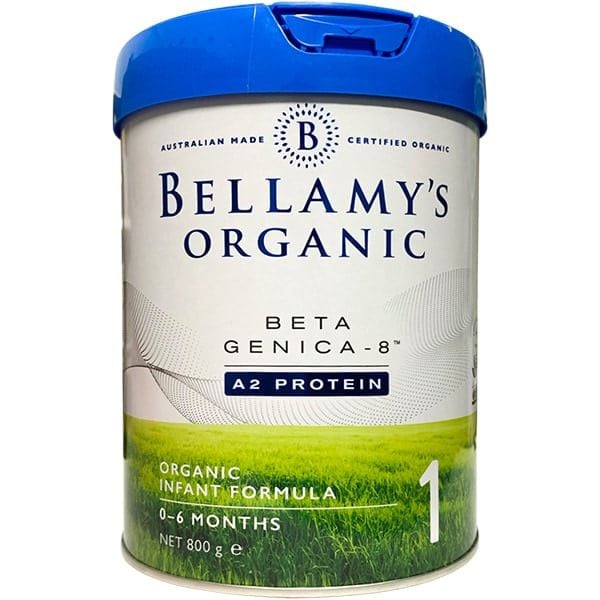 Sữa Công Thức Bellamy's Organic A2 Protein Số 1, 2, 3 - Hữu Cơ Cao Cấp Úc 800g