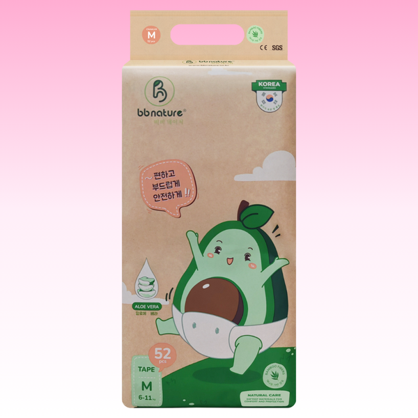 Tã/Bỉm BB Nature dán và quần - Siêu mỏng, thấm hút vượt trội, đủ size NB, S, M, L, XL, XXL