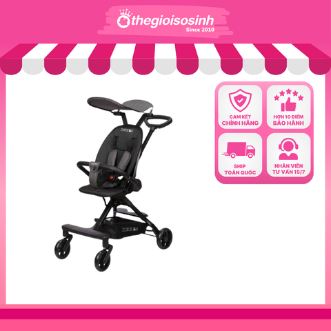 Xuất xứ Mỹ - Xe đẩy Zaracos Aleron 0256 Gray Black