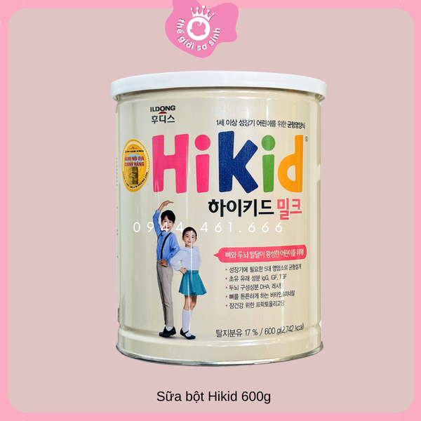 Hikid sữa hỗ trợ tăng chiều cao Hikid Hàn Quốc