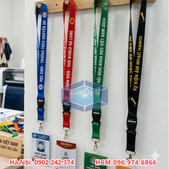 In dây đeo thẻ theo yêu cầu tại Hà Nội