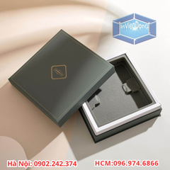 Hộp Rigid Box Đựng Mỹ Phẩm In Logo Ép Kim – Nâng Tầm Mỹ Phẩm Thành Tuyệt Tác