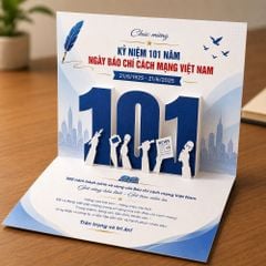 Thiệp Kỷ Niệm Ngày Báo Chí Cách Mạng Việt Nam 101 Năm 2026