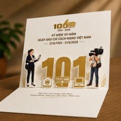 Thiệp Kỷ niệm 101 năm Ngày Báo chí Cách mạng Việt Nam