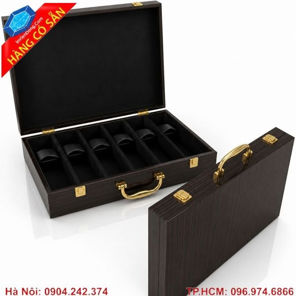 Hộp sơn mài đựng rượu cao cấp