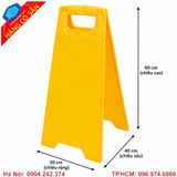 Biển cảnh báo chữ A màu vàng cảnh báo nguy hiểm