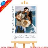 Bảng trang trí tiệc cầu hôn lãng mạn thiết kế theo yêu cầu bởi In Viễn Đông