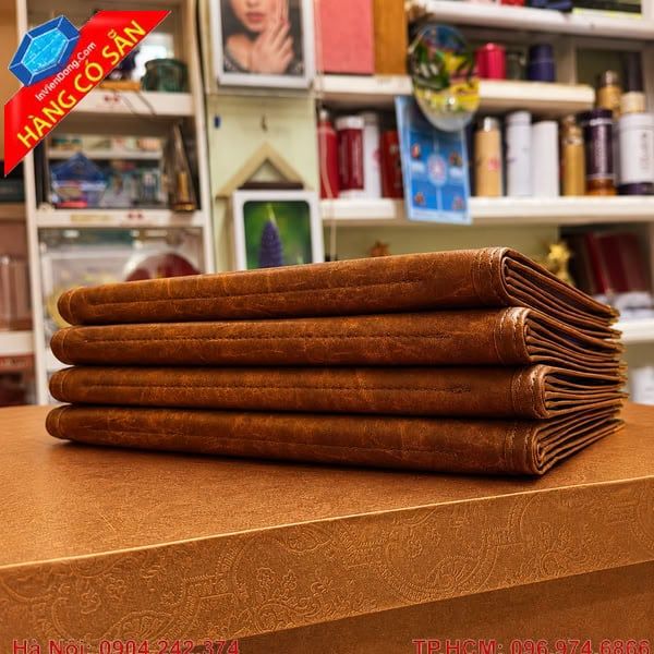 Menu bìa da trong suốt A4 dành cho nhà hàng khách sạn