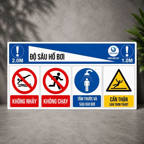 Biển Cảnh Báo Cấm Bơi Lội Có Sẵn Tại Hà Nội – In Nhanh Lấy Ngay