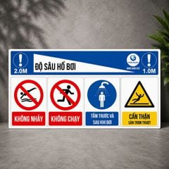Biển Cảnh Báo Cấm Bơi Lội Có Sẵn Tại Hà Nội – In Nhanh Lấy Ngay