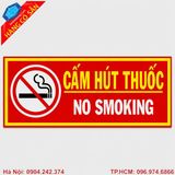 Biển báo cấm hút thuốc theo tiêu chuẩn an toàn