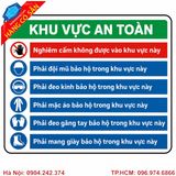 Biển cảnh báo an toàn lao động cho nhà xưởng đạt tiêu chuẩn