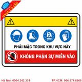 Biển cảnh báo an toàn lao động cho nhà xưởng đạt tiêu chuẩn