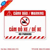 Biển cấm đỗ xe trước cửa nhà và cửa hàng