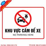 Biển cấm đỗ xe trước cửa nhà và cửa hàng
