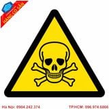 Biển báo hóa chất chất lượng cao dùng trong nhà máy và kho hóa chất