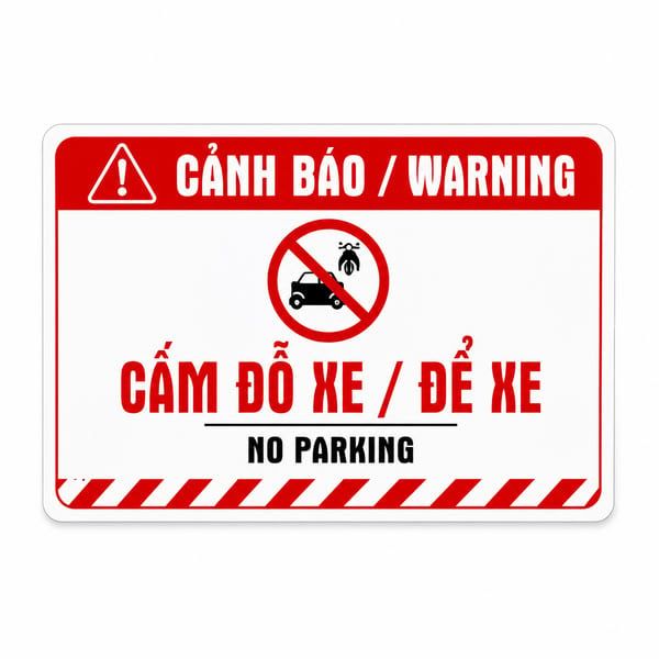 BIỂN CẤM ĐỖ XE TRƯỚC CỬA GIÁ RẺ TẠI HÀ NỘI – GIA CÔNG LẤY NGAY SAU 10 PHÚT