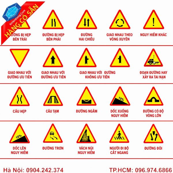 Biển an toàn giao thông phản quang chất lượng cao đạt tiêu chuẩn