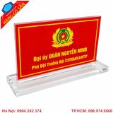 Biển chức danh để bàn cao cấp bằng mica