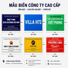 BIỂN CÔNG TY MICA ĐẸP SANG TRỌNG – KHẲNG ĐỊNH THƯƠNG HIỆU LẤY NGAY SAU 1 GIỜ TẠI TÂY SƠN