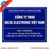 Biển công ty mica cao cấp in UV sắc nét